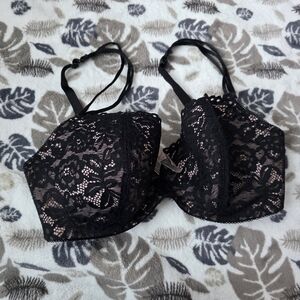 Chic Black Lace Bra